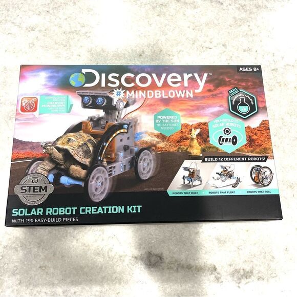 Discovery Kids Solar Robot Creation Kit Age 8+ New in Box! - Picture 1 of 8